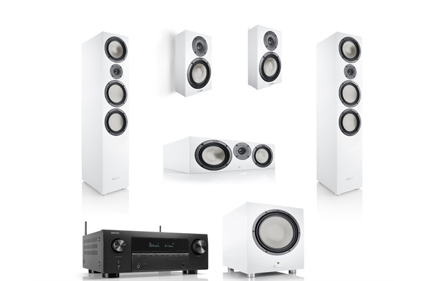 Canton GLE - 5.1 On-Wall Set + Denon AVR X2800H