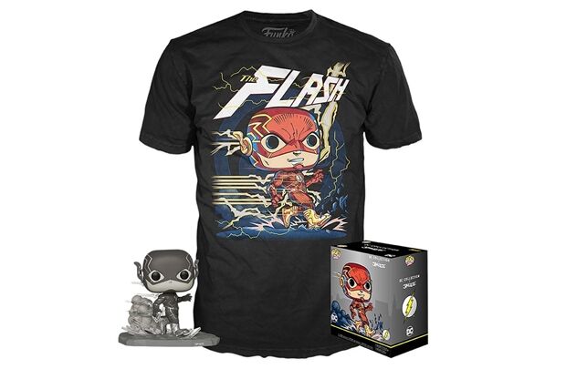 Funko POP! & Tee Vinyl Figur + T-Shirt DC Jim Lee Flash