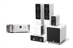 Q Acoustics 5040er 5.1 Set + Marantz Cinema 60 (weiß)