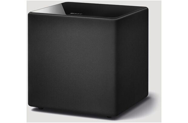 KEF KUBE 10b, 10 Zoll Subwoofer + KW1 Adapter Set