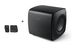 KEF KC 62 Aktiver Subwoofer + KW1 Adapter Set