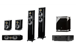 Elac Vela 2.0 -5.1 Set Groß + Marantz Cinema 50 (schwarz hochglanz)
