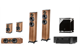 Elac Vela 2.0 -5.1 Set Groß + Marantz Cinema 50 (nussbaum hochglanz)