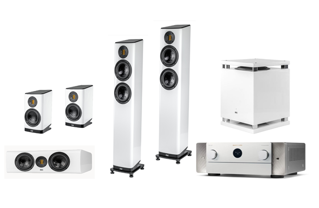 Elac Vela 2.0 -5.1 Set Groß + Marantz Cinema 50