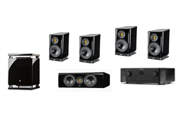 Elac Vela 2.0 -5.1 Set Klein + Marantz Cinema 60 (schwarz hochglanz)