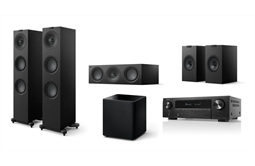 KEF Q Meta -5.1 Heimkinoset + Denon AVR X2800H DAB (schwarz)