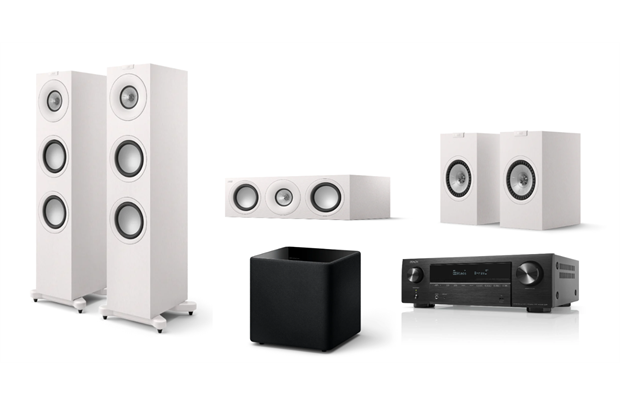 KEF Q Meta -5.1 Heimkinoset + Denon AVR X2800H DAB