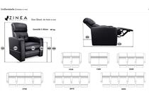 Zinea Kinosessel Baseline Two Leder