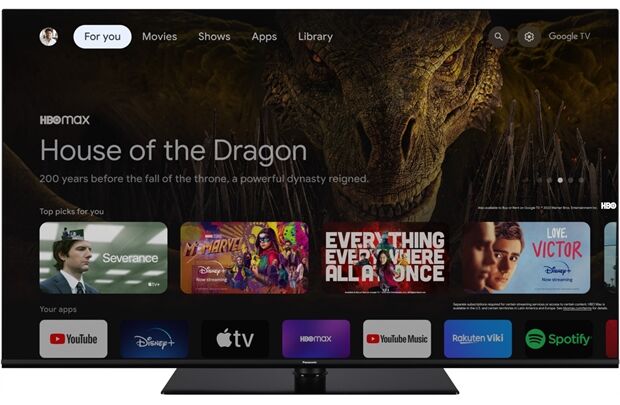 Panasonic TX-55MZ800E, 4K UHD OLED Google TV