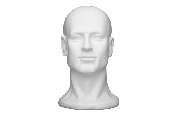 CRAZY HEADS Human Head S -B-WARE, Dekokopf Kopfhörerständer