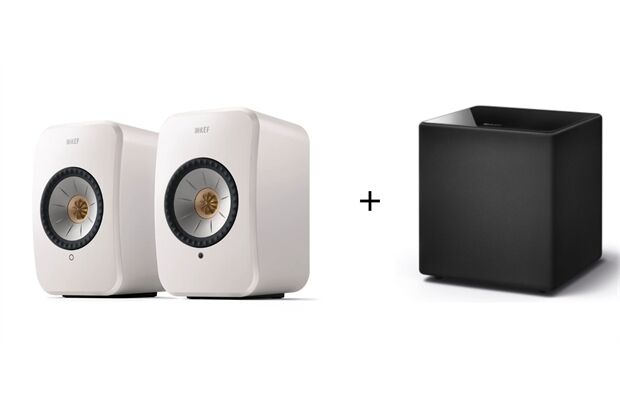 KEF LSX II aktive Stereolautsprecher+ Kube 8 MIE SET