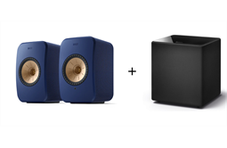 KEF LSX II aktive Stereolautsprecher+ Kube 8 MIE SET (blau)