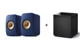 KEF LSX II aktive Stereolautsprecher+ Kube 8 MIE SET (blau)