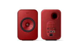 KEF LSX II aktive Stereolautsprecher+ Kube 8 MIE SET (rot)