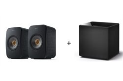 KEF LSX II aktive Stereolautsprecher+ KEF Kube 8 MIE