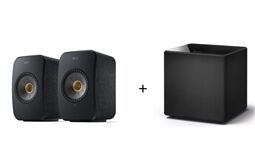 KEF LSX II aktive Stereolautsprecher+ KEF Kube 8 MIE