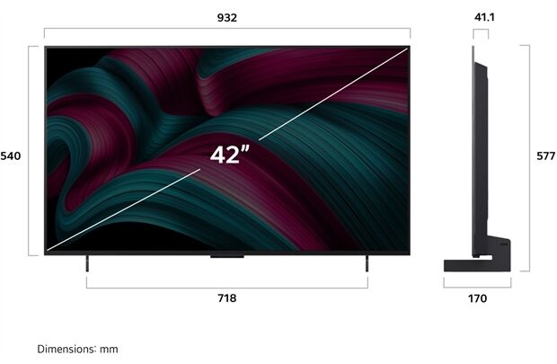 LG OLED42C58LA -4K OLED evo