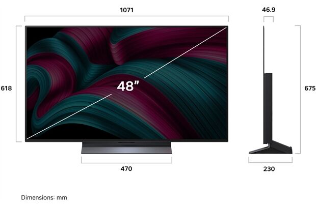 LG OLED48C58LA -4K OLED evo