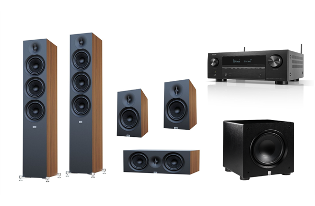 Elac Debut 3.0 -Heimkinoset 5.1 + Denon AVR X2800H DAB