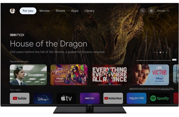 Panasonic TX-65MZ800E, 4K UHD OLED Google TV