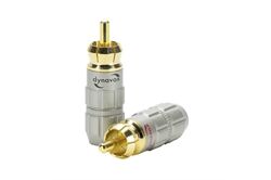 Dynavox Chinch-Stecker / Stückpreis (silber aluminium)