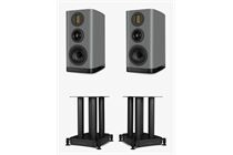 Wharfedale EVO 5.2 -Regallautsprecher Set + EVO 5.2 Stands