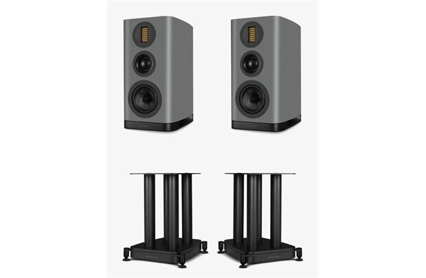 Wharfedale EVO 5.2 -Regallautsprecher Set + EVO 5.2 Stands