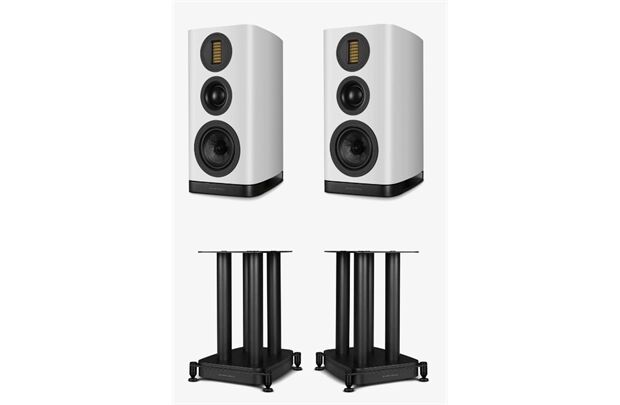Wharfedale EVO 5.2 -Regallautsprecher Set + EVO 5.2 Stands