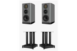 Wharfedale EVO 5.2 -Regallautsprecher Set + EVO 5.2 Stands