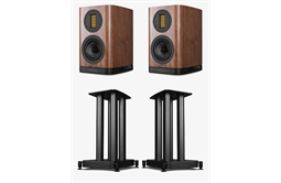 Wharfedale EVO 5.1 -Regallautsprecher Set + EVO 5.1 Stands (walnuss)
