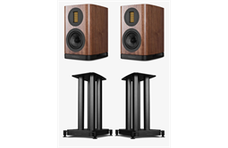 Wharfedale EVO 5.1 -Regallautsprecher Set + EVO 5.1 Stands (walnuss)