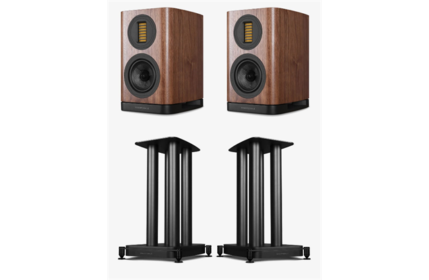 Wharfedale EVO 5.1 -Regallautsprecher Set + EVO 5.1 Stands