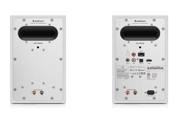 Audio Pro A28 W -Paarpreis, aktive Regallautsprecher, WiiM