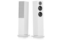 Audio Pro A48 W -Paarpreis, aktive Standlautsprecher, WiiM (weiss)