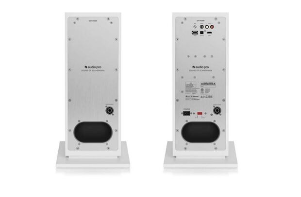 Audio Pro A48 W -Paarpreis, aktive Standlautsprecher, WiiM