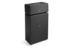 Audio Pro Drumfire II W -Multiroomlautsprecher, Set, WiiM (schwarz)