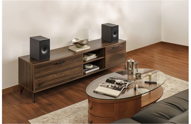 KEF Coda W -Paarpreis, aktive Regallautsprecher