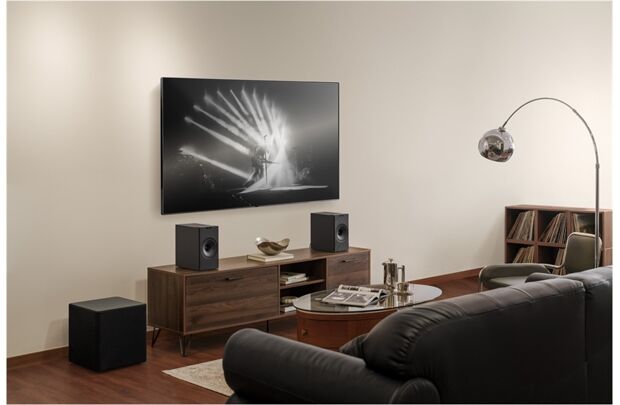 KEF Coda W -Paarpreis, aktive Regallautsprecher