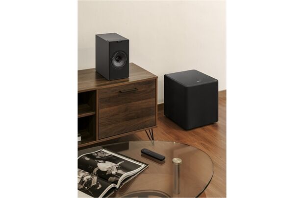 KEF Coda W -Paarpreis, aktive Regallautsprecher