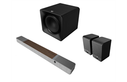 Klipsch Flexus Core200 -Soundbar, DolbyAtmos + Sub/Surr100 (walnuß/schwarz)