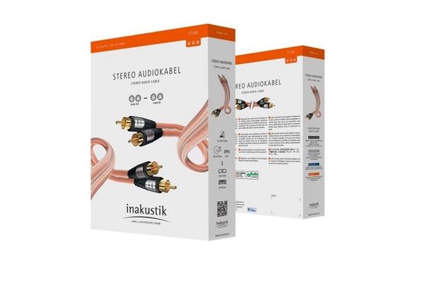 Inakustik Star NF-RCA -Stereo Cinch Kabel, 5 m