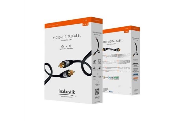 Inakustik Star Audio Video-Kabel, Mono, Koax, 0,75 m