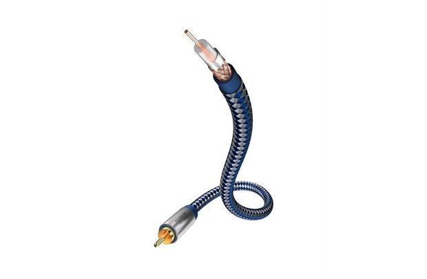 Inakustik Premium Audio Video-Kabel, Mono, Koax,1 m