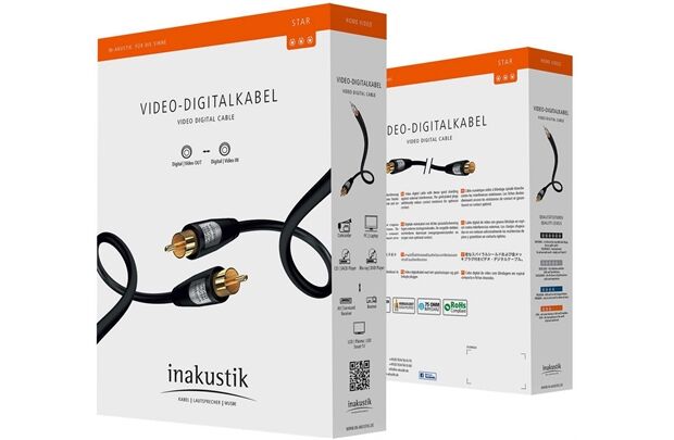 Inakustik Star Audio Video-Kabel, Mono, Koax, 5 m