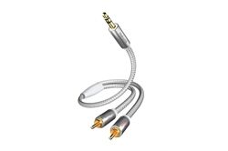 Inakustik Premium Y-Klinke 3,5 RCA-Kabel