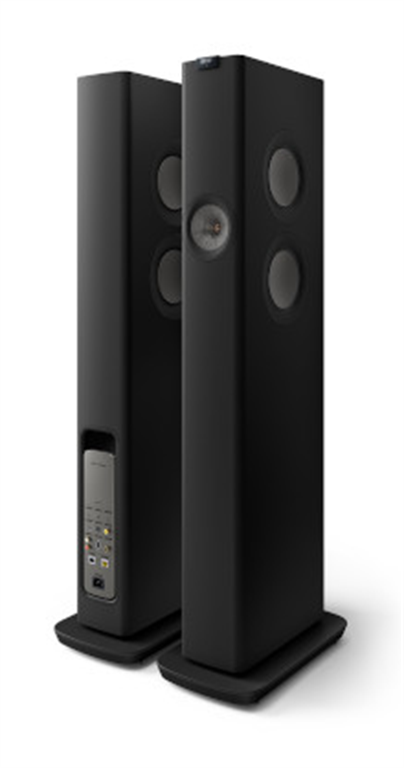 KEF LS60 Wireless -B-WARE, Paarpreis, aktive Stand LS (carbon schwarz)