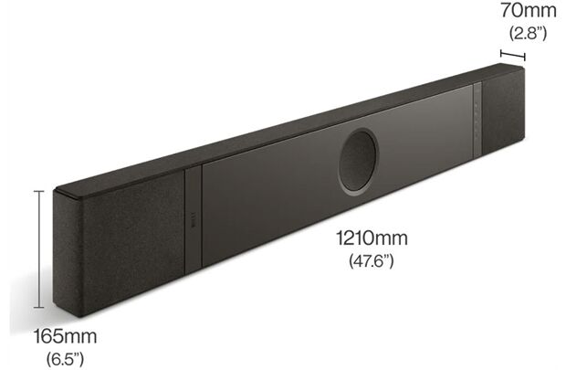 KEF XIO -Soundbar, Uni-Q® MX, MIE + KC62 Subwoofer