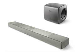 KEF XIO -Soundbar, Uni-Q® MX, MIE + KC 62 Subwoofer (grau)