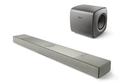 KEF XIO -Soundbar, Uni-Q® MX, MIE + KC62 Subwoofer (grau)