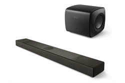 KEF XIO -Soundbar, Uni-Q® MX, MIE + KC 62 Subwoofer